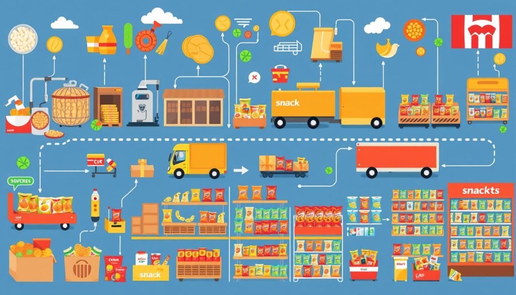 snack supply chain management